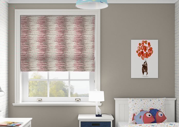 Highbury, Rosso - Twist&Fit Roman Blind - Image 3